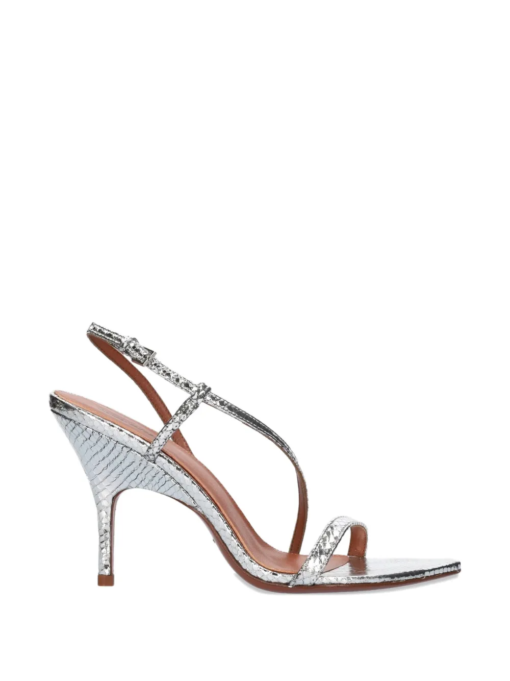 Lola Cruz Francesca metallic sandals - Argento