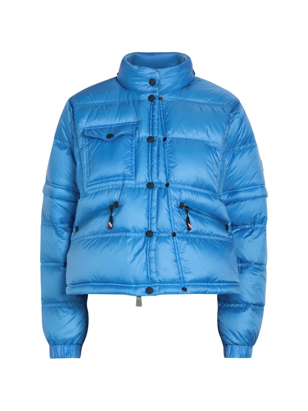 MONCLER Moncler quilted high-neck jacket - Blau