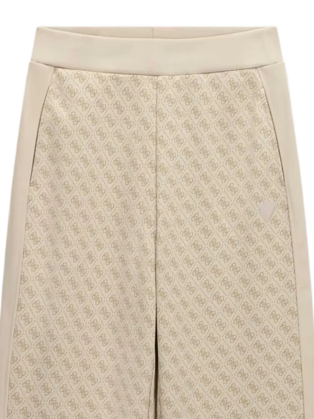 GUESS USA Broek met logopatroon Beige