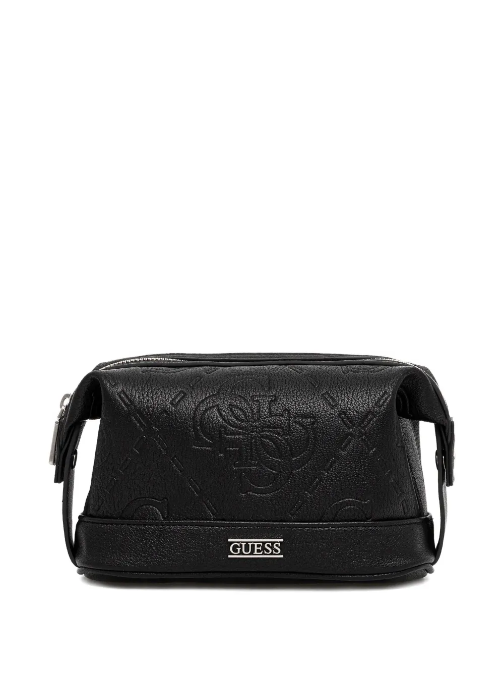 GUESS USA Boston 4G embossed wash bag - Schwarz