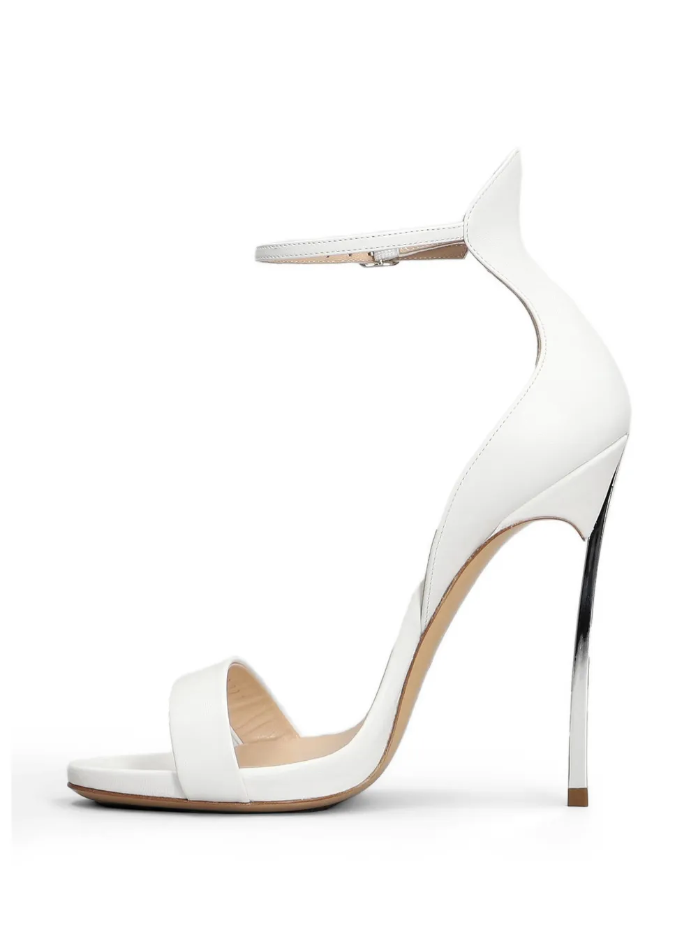 Casadei open toe heeled sandals Wit