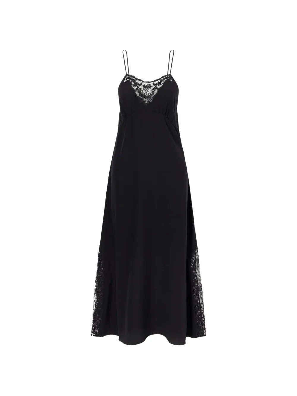 Chloé lace-detail dress - Nero