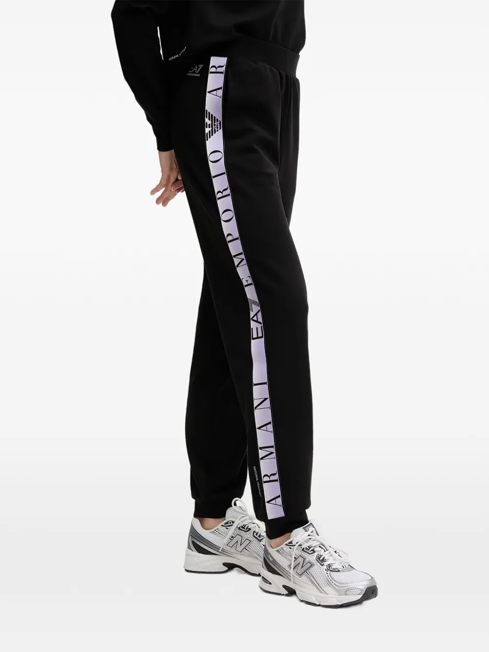 Ea7 Emporio Armani Tuta sportiva con applicazione - Nero