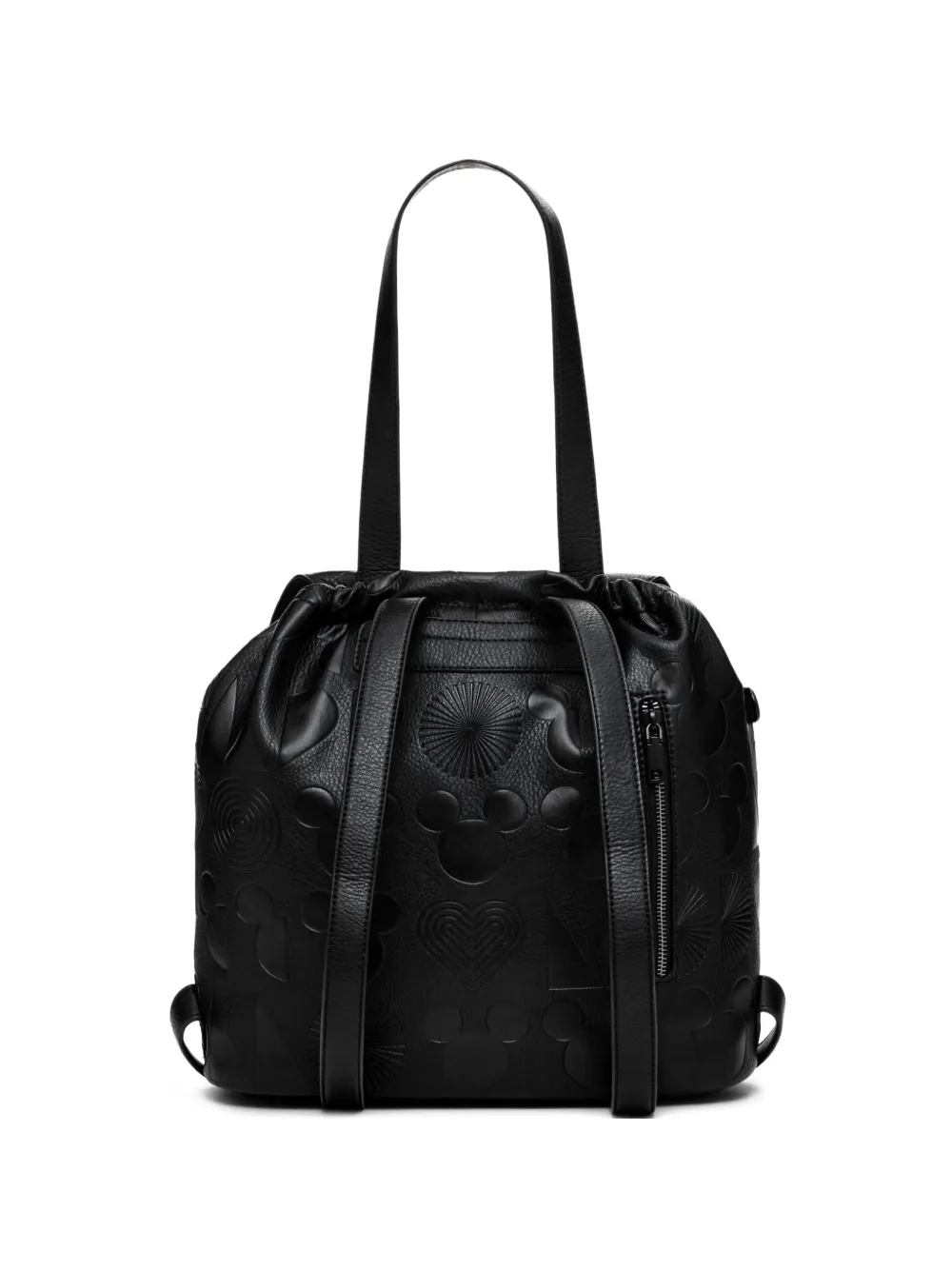 Desigual Zaino con dettaglio goffrato - Nero