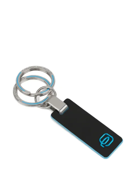 PIQUADRO two-ring leather keyring