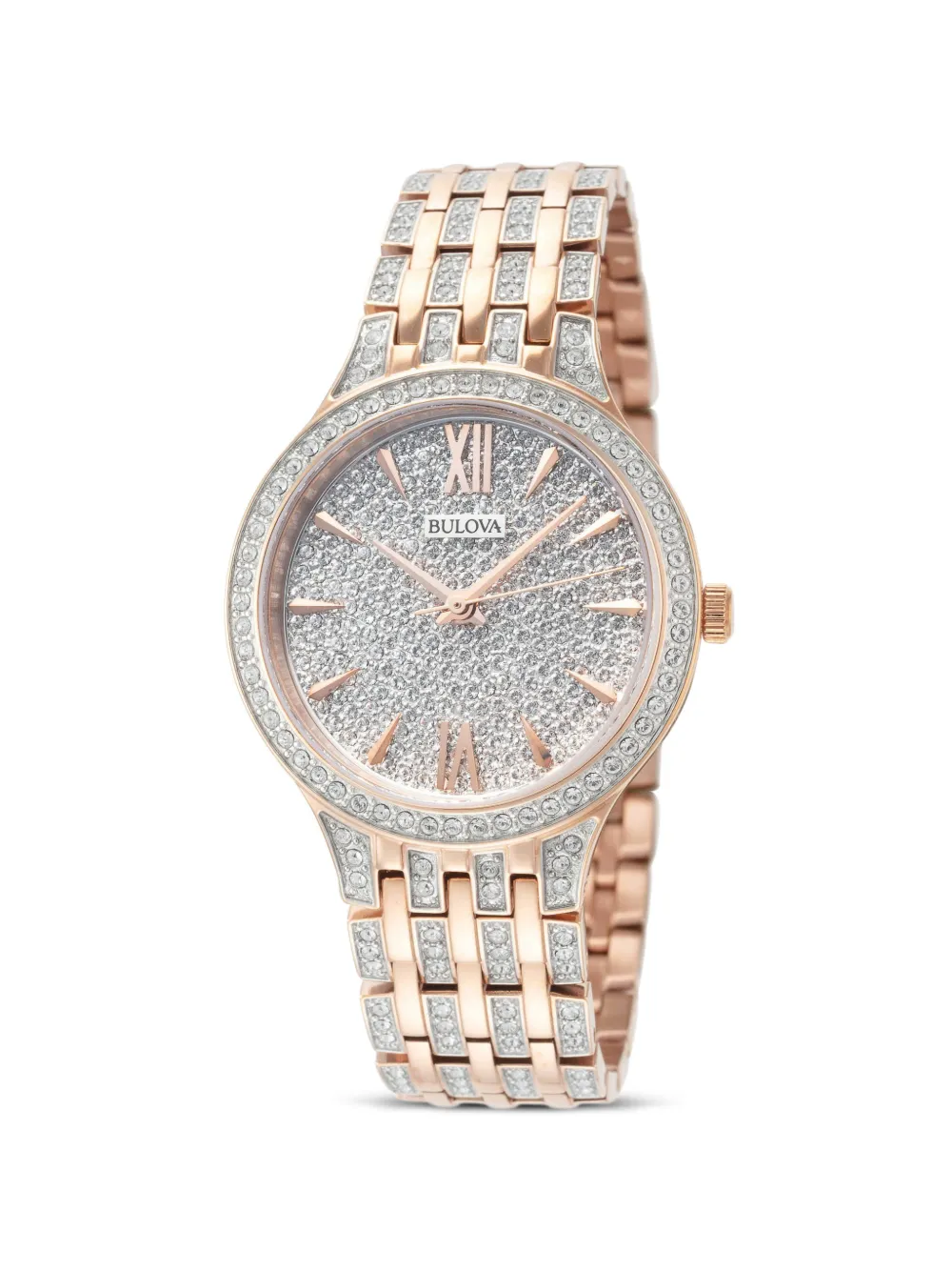 Bulova Orologio con cristalli 32mm - Argento