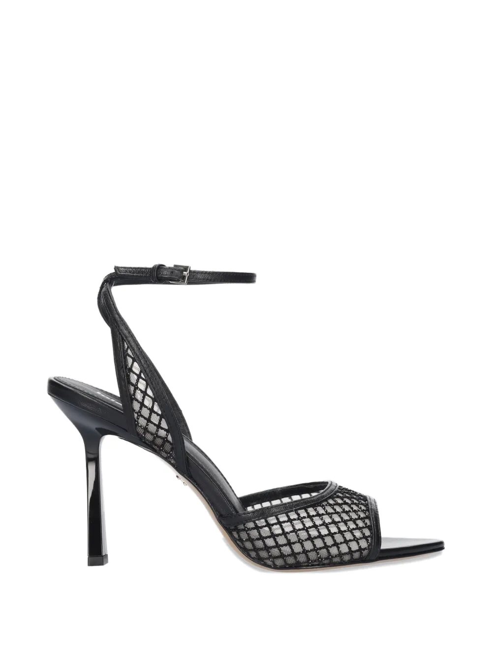 Lola Cruz Ruby mesh-panel sandals - Nero