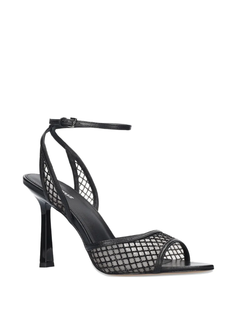 Lola Cruz Ruby mesh-panel sandals Zwart