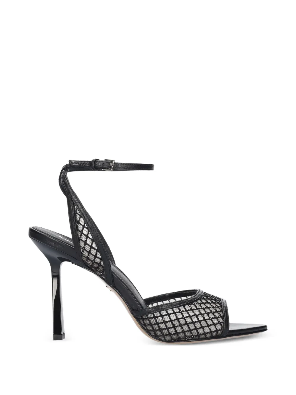 Lola Cruz Ruby mesh-panel sandals - Nero