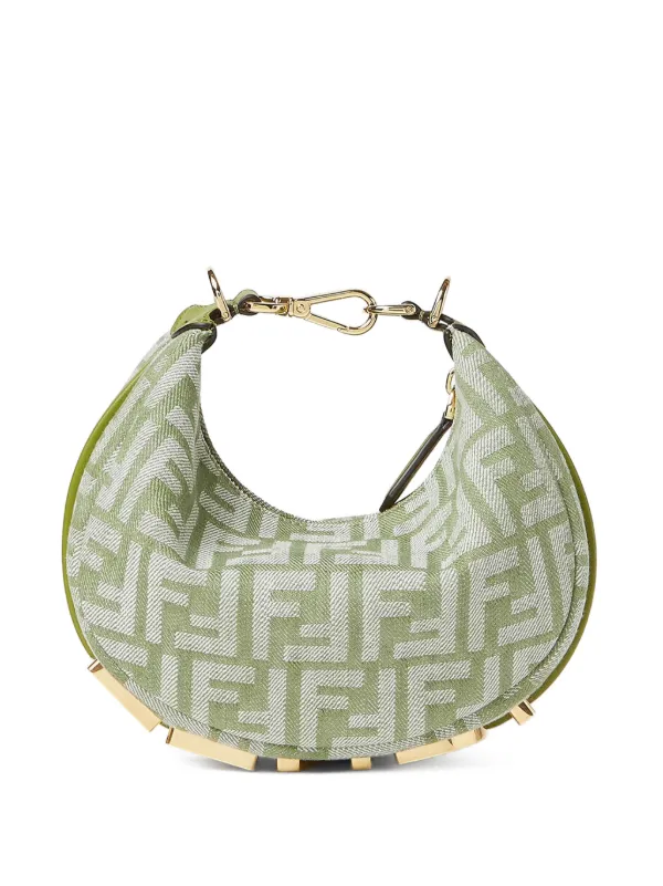 FENDI フェンディグラフィ ハンドバッグ ミニ | グリーン | FARFETCH JP