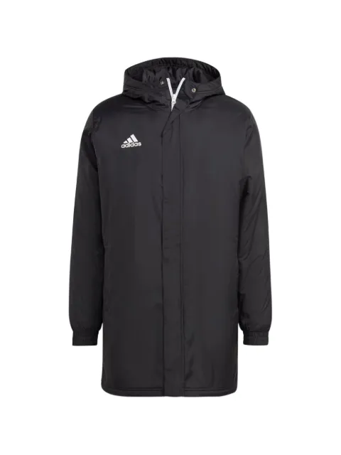adidas hooded longline coat 
