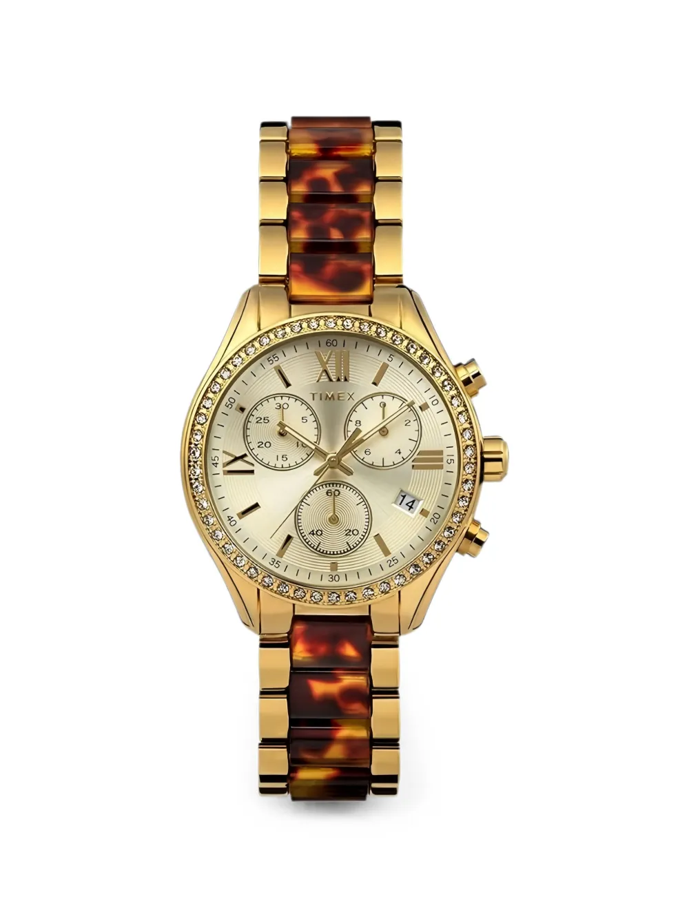 TIMEX tortoiseshell-effect 38mm watch - Oro