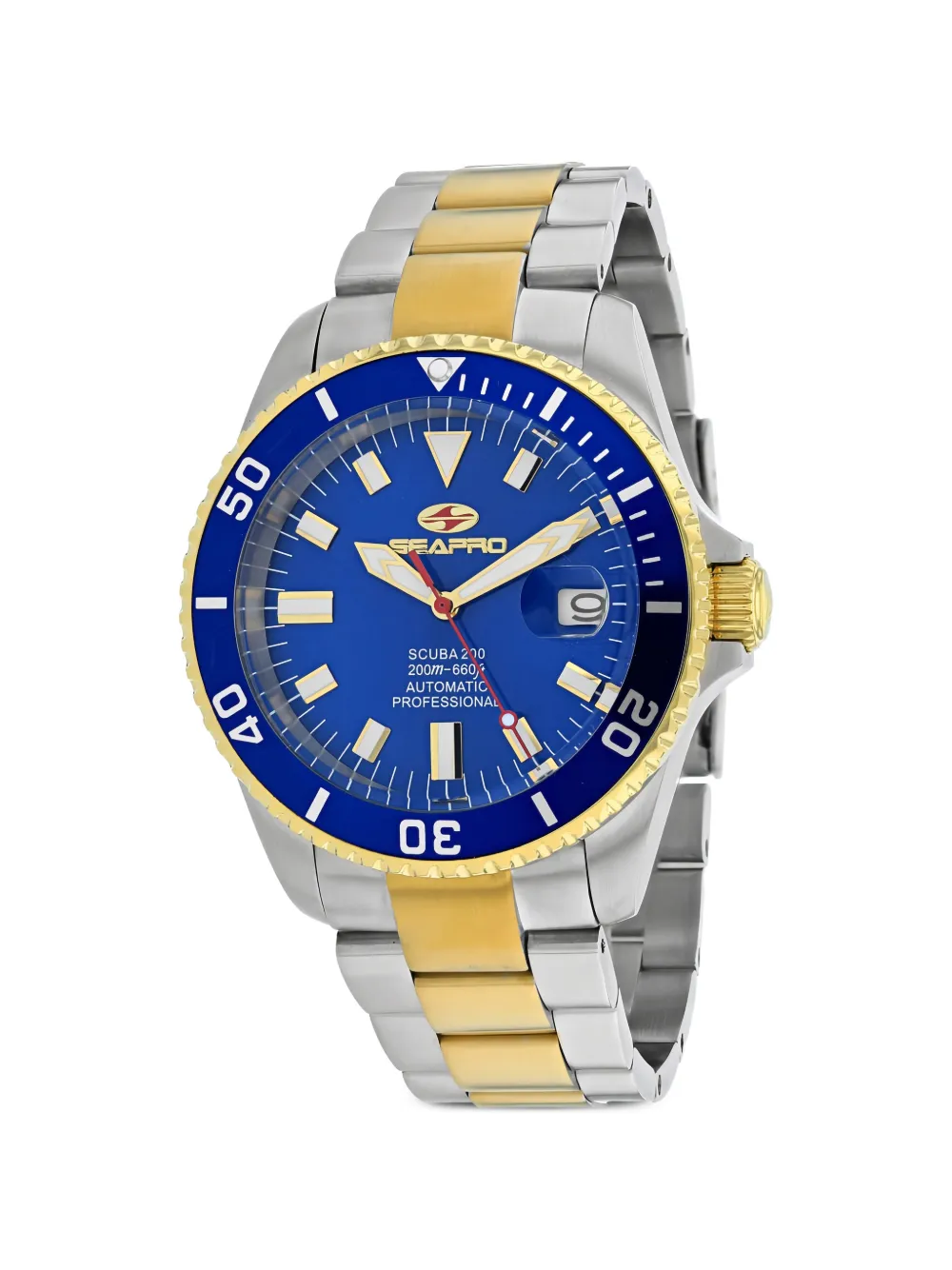 SEAPRO logo-detail 44mm watch - Blu