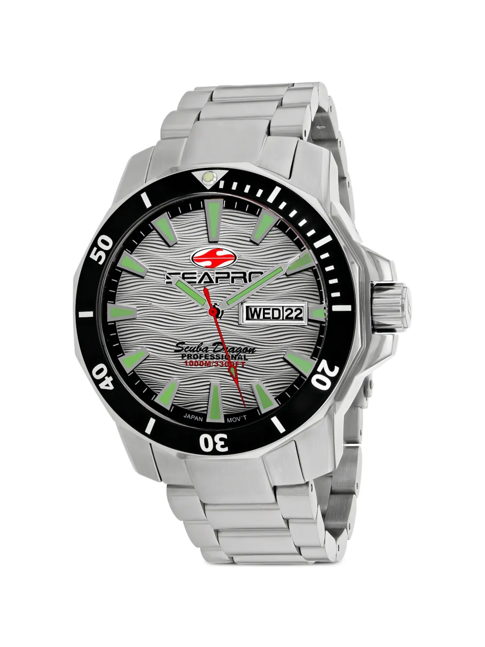 SEAPRO Scuba Dragon watch - Argento