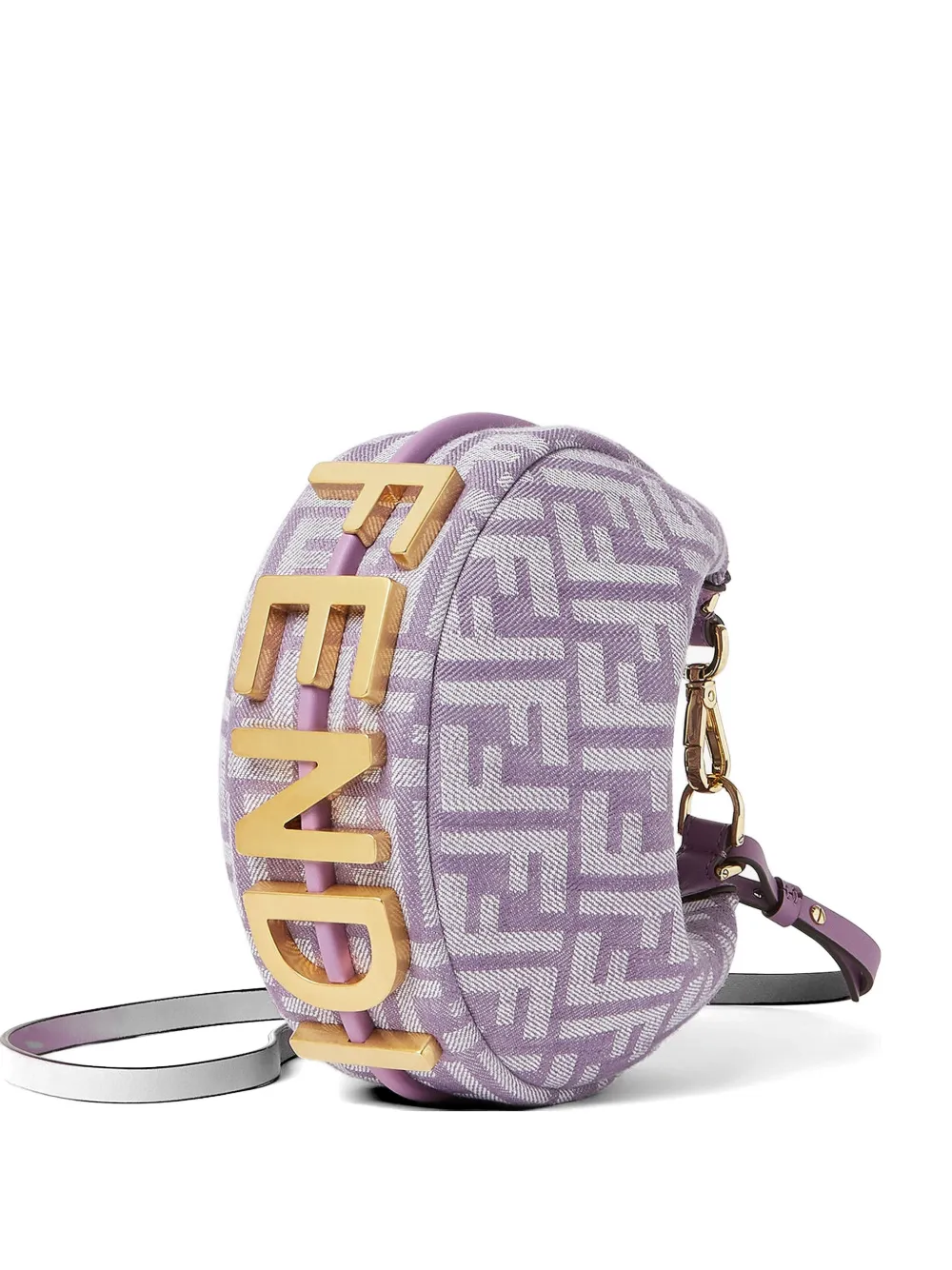 FENDI mini Fendigraphy shoulder bag - Purple