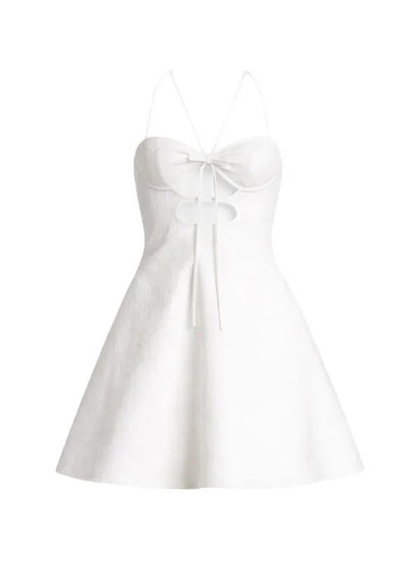 david koma cocktail dress David Koma, Floral-appliqu jersey cocktail dress, Women, Yellow, US 4, Dresses, Viscose
