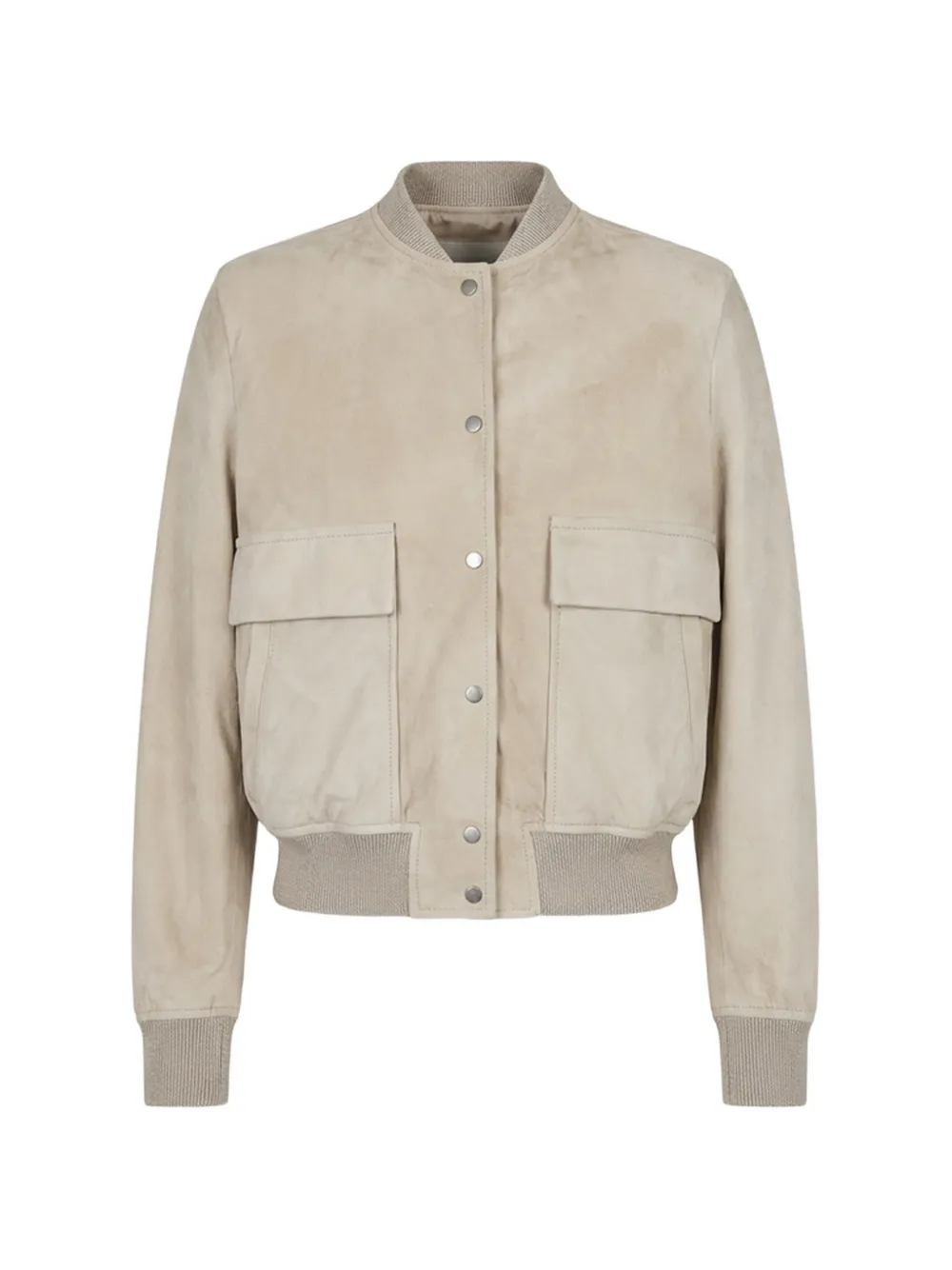 Salvatore Santoro suede bomber jacket - Toni neutri