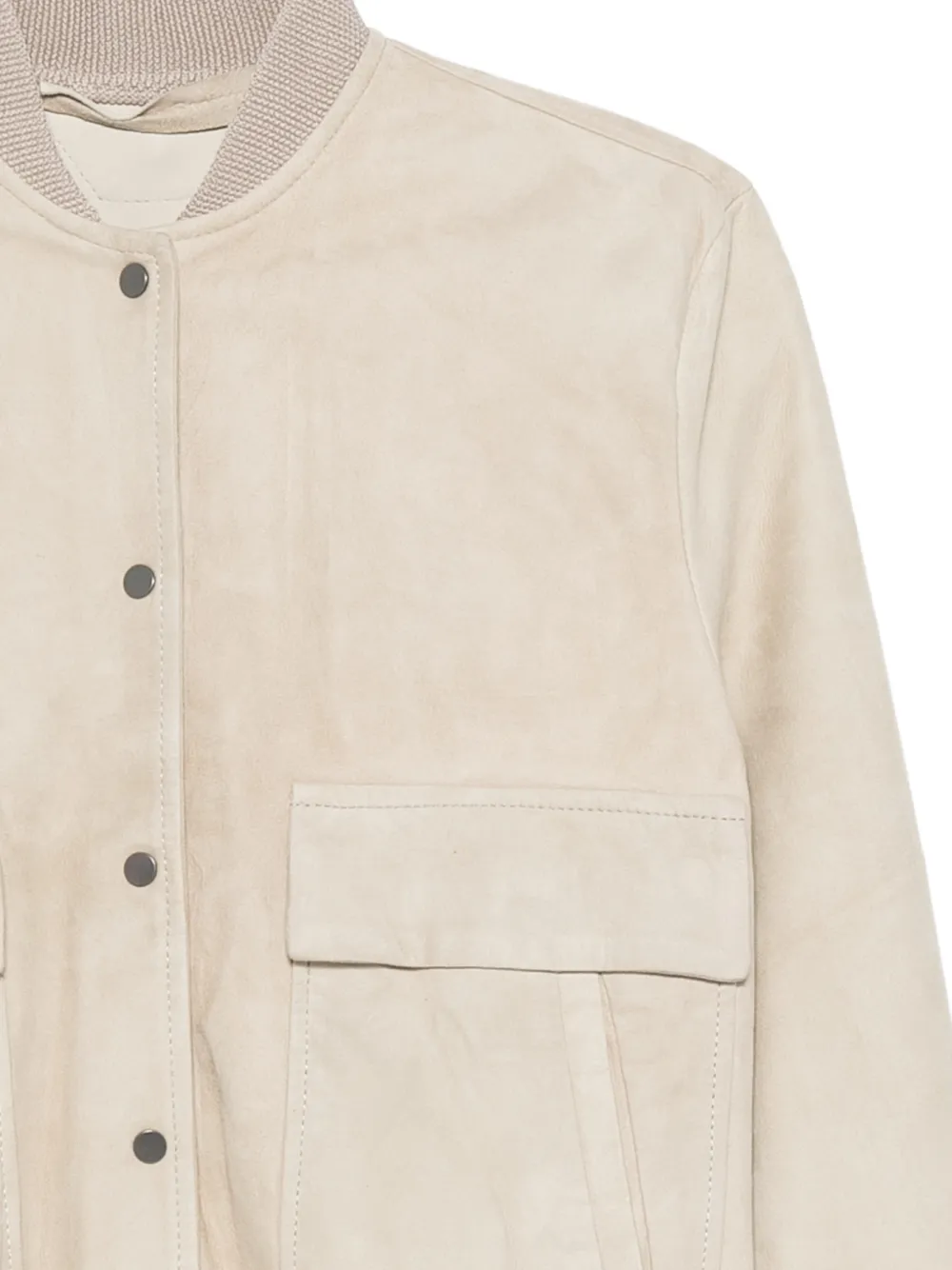 Salvatore Santoro Suède bomberjack Beige