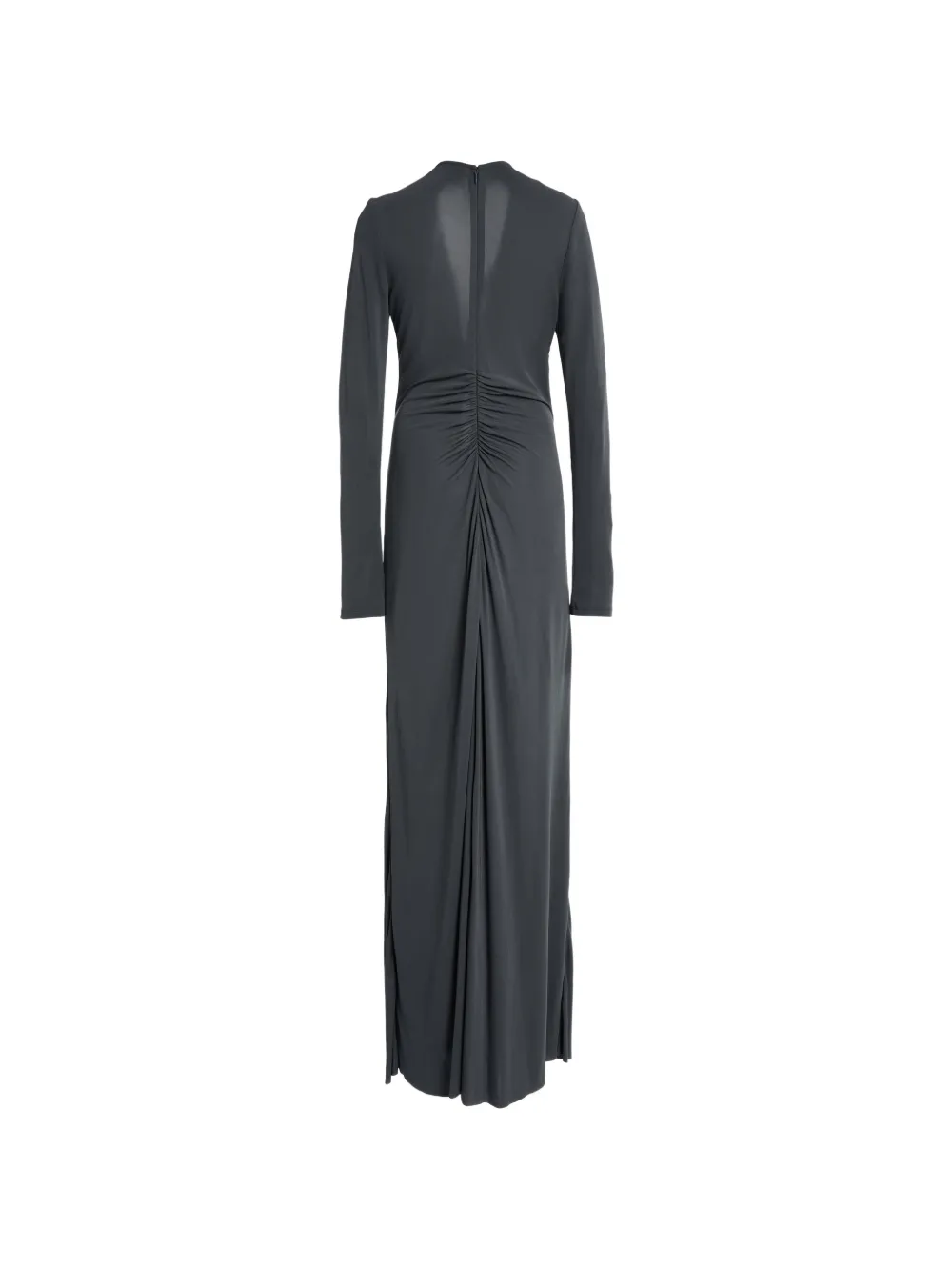 Christopher Esber Maxi-jurk met ruches Grijs