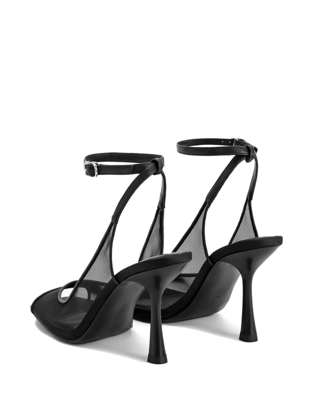 JW Pei 90mm Serenity heeled sandals Zwart