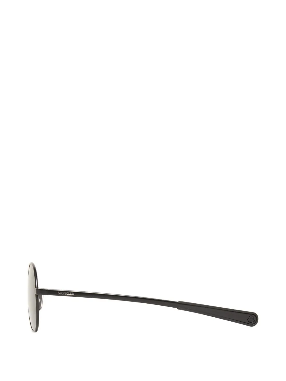Moncler Eyewear Centro zonnebril met ovalen montuur Zwart