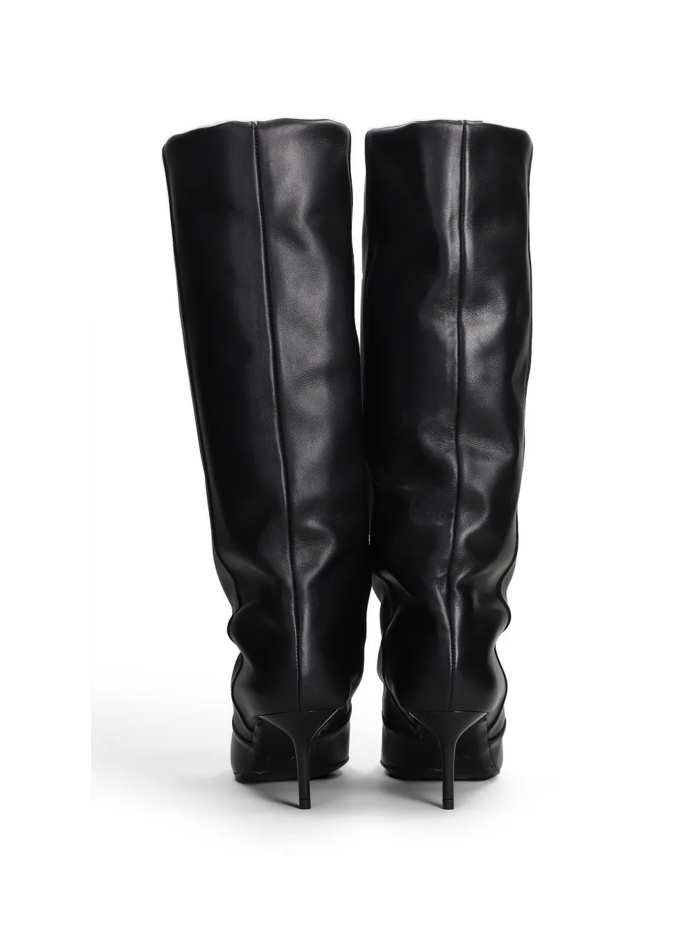 IRO open-toe leather boots Zwart