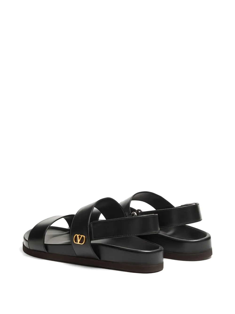 Valentino Garavani Studshield sandals Zwart
