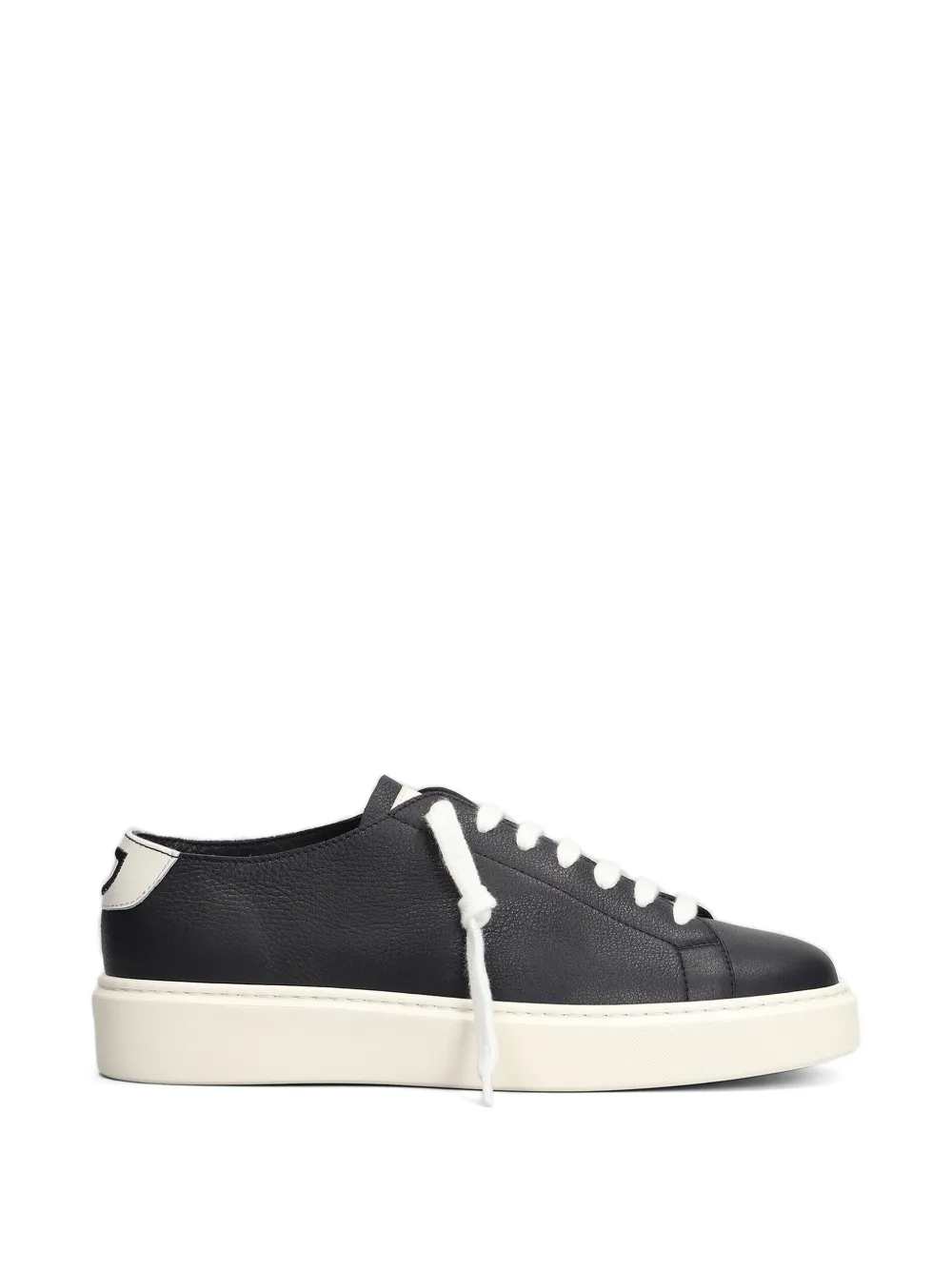 Doucal's pebbled-leather sneakers - Nero
