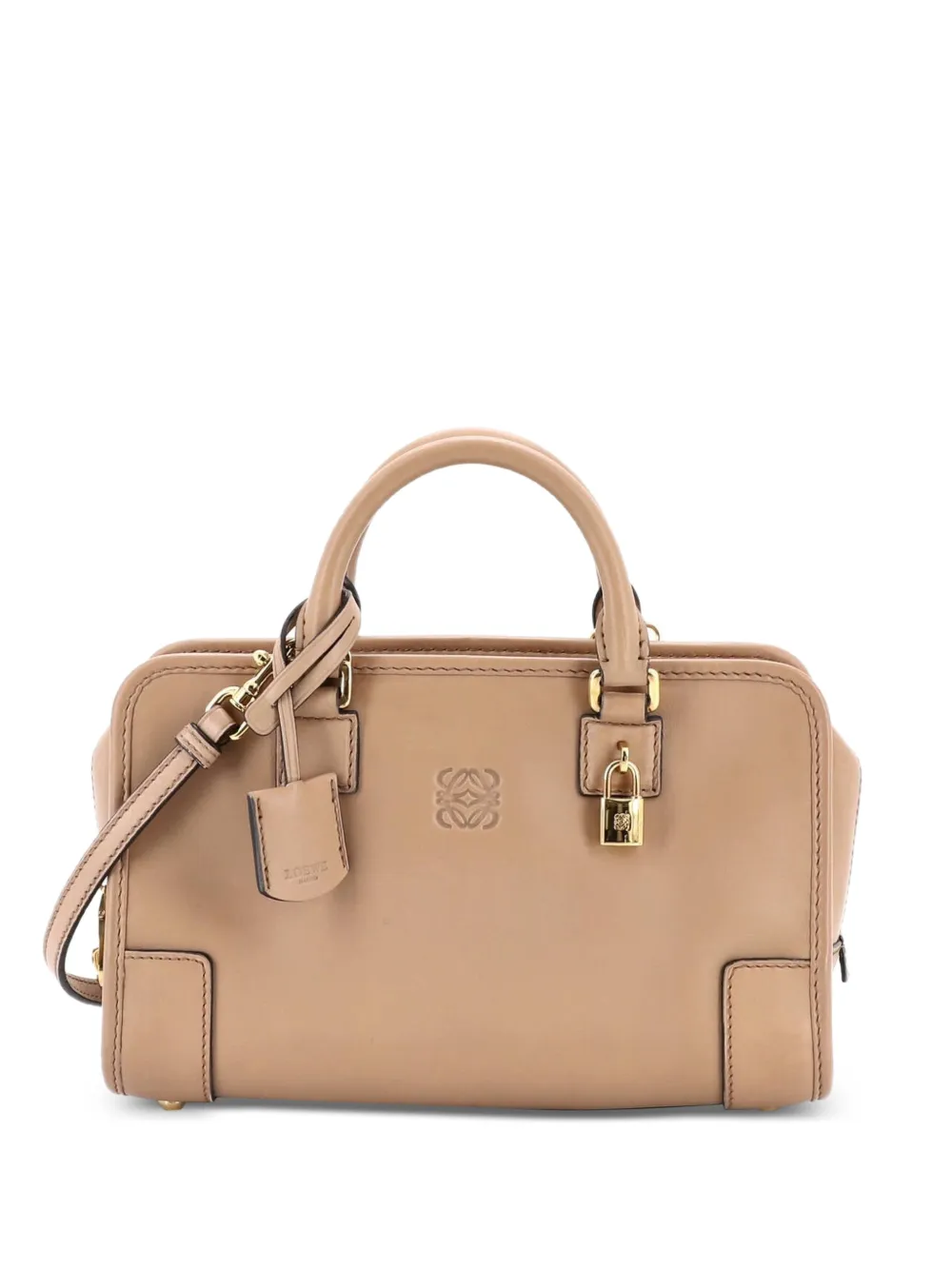 Loewe Pre-Owned Amazona Bag Leather 23 satchel - Marrone