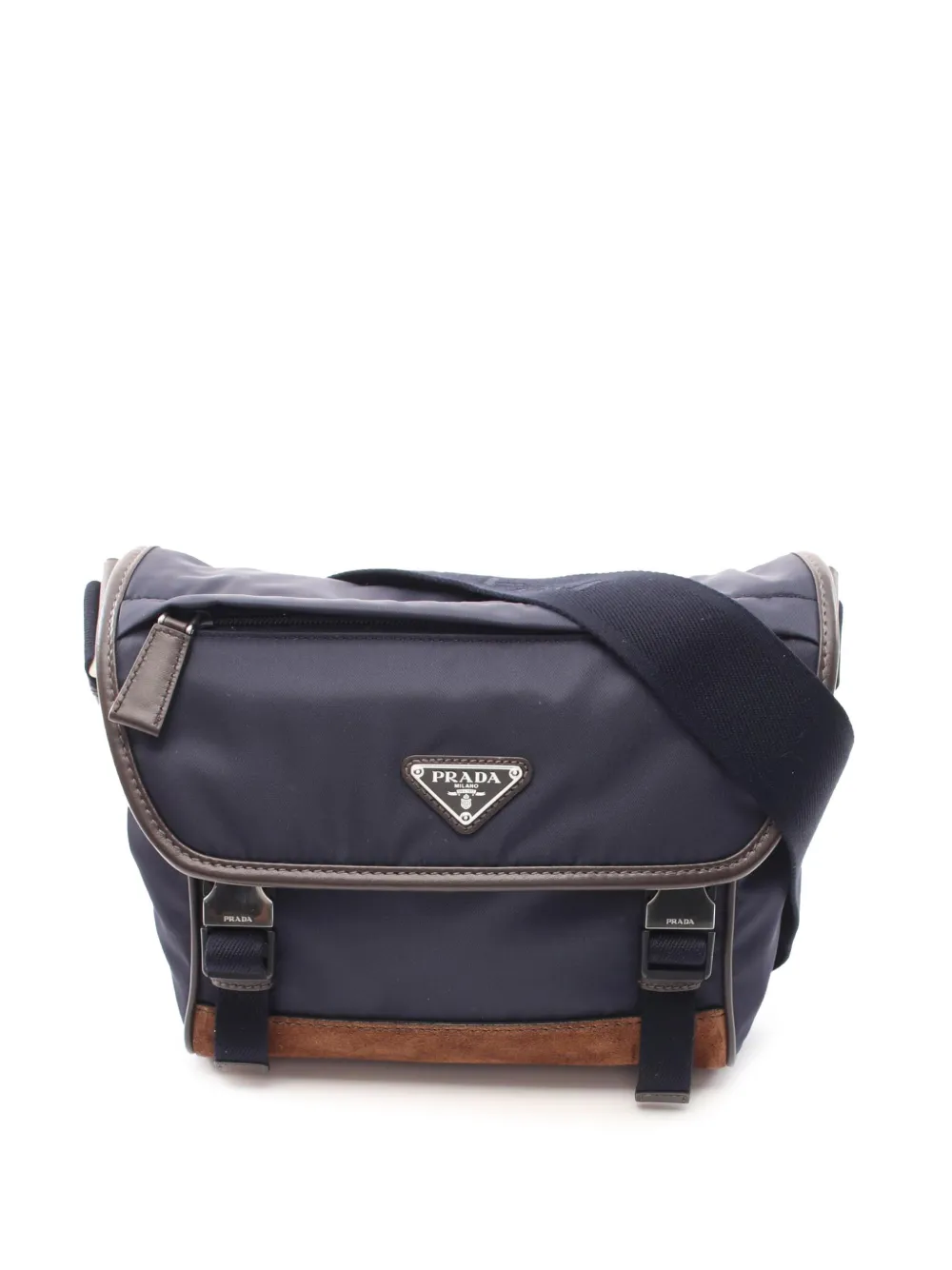 Prada Pre-Owned 2013-2026 Tessuto crossbody bag - Nero