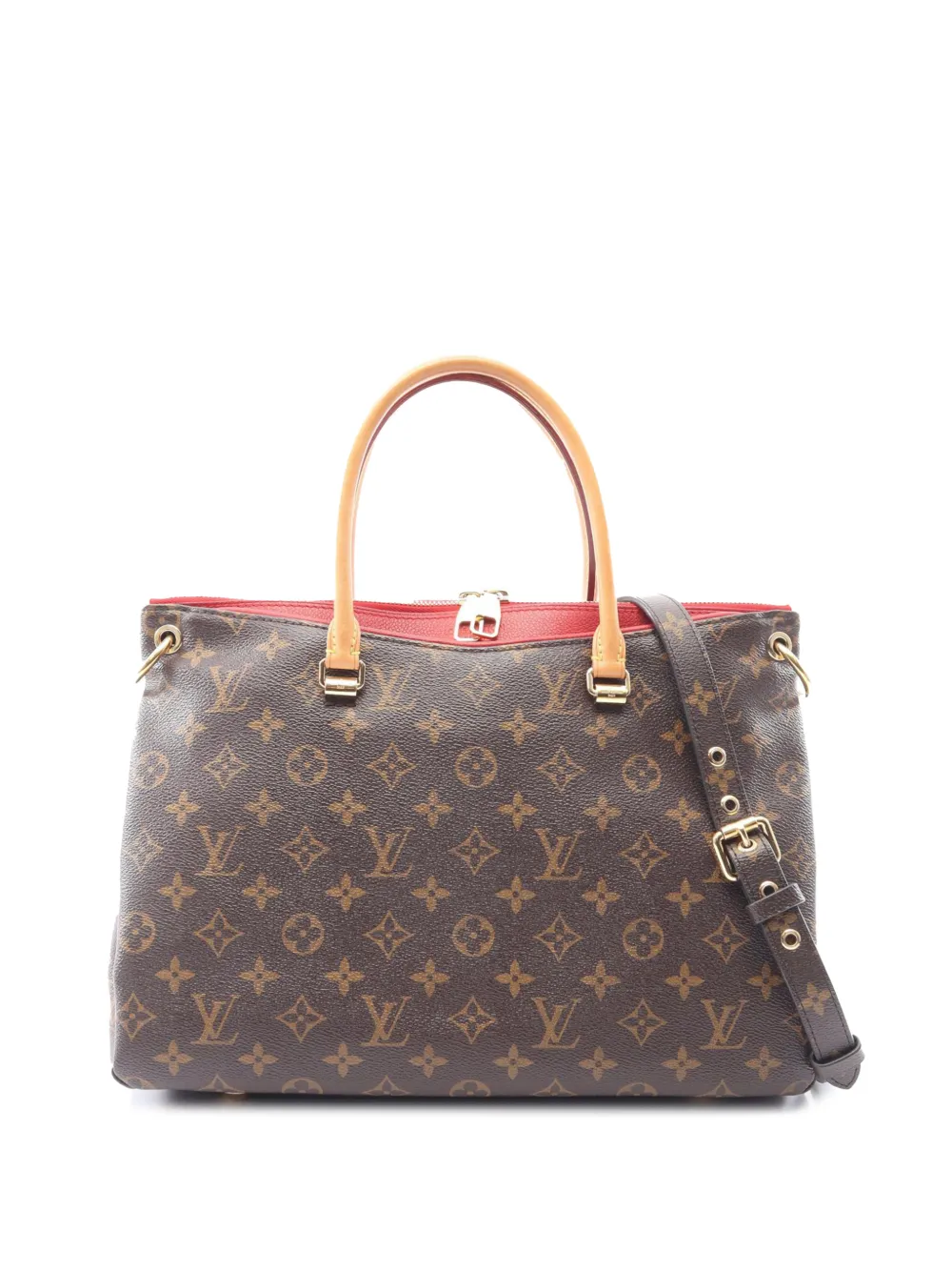 Louis Vuitton Pre-Owned 2015 Monogram Pallas MM satchel - Marrone