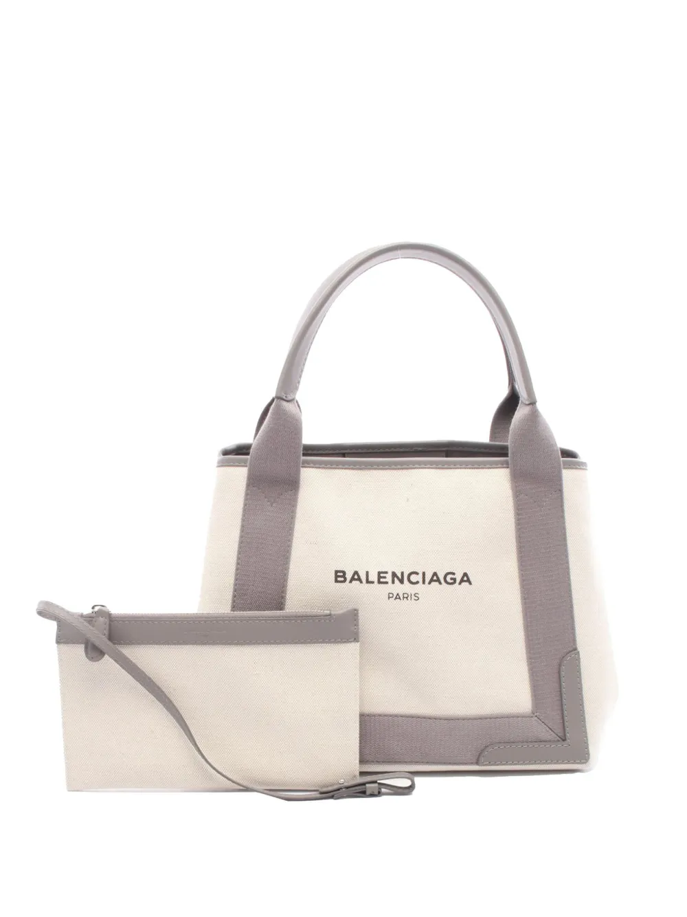 Balenciaga Pre-Owned 2010-2026 Canvas Navy Cabas S satchel - Toni neutri