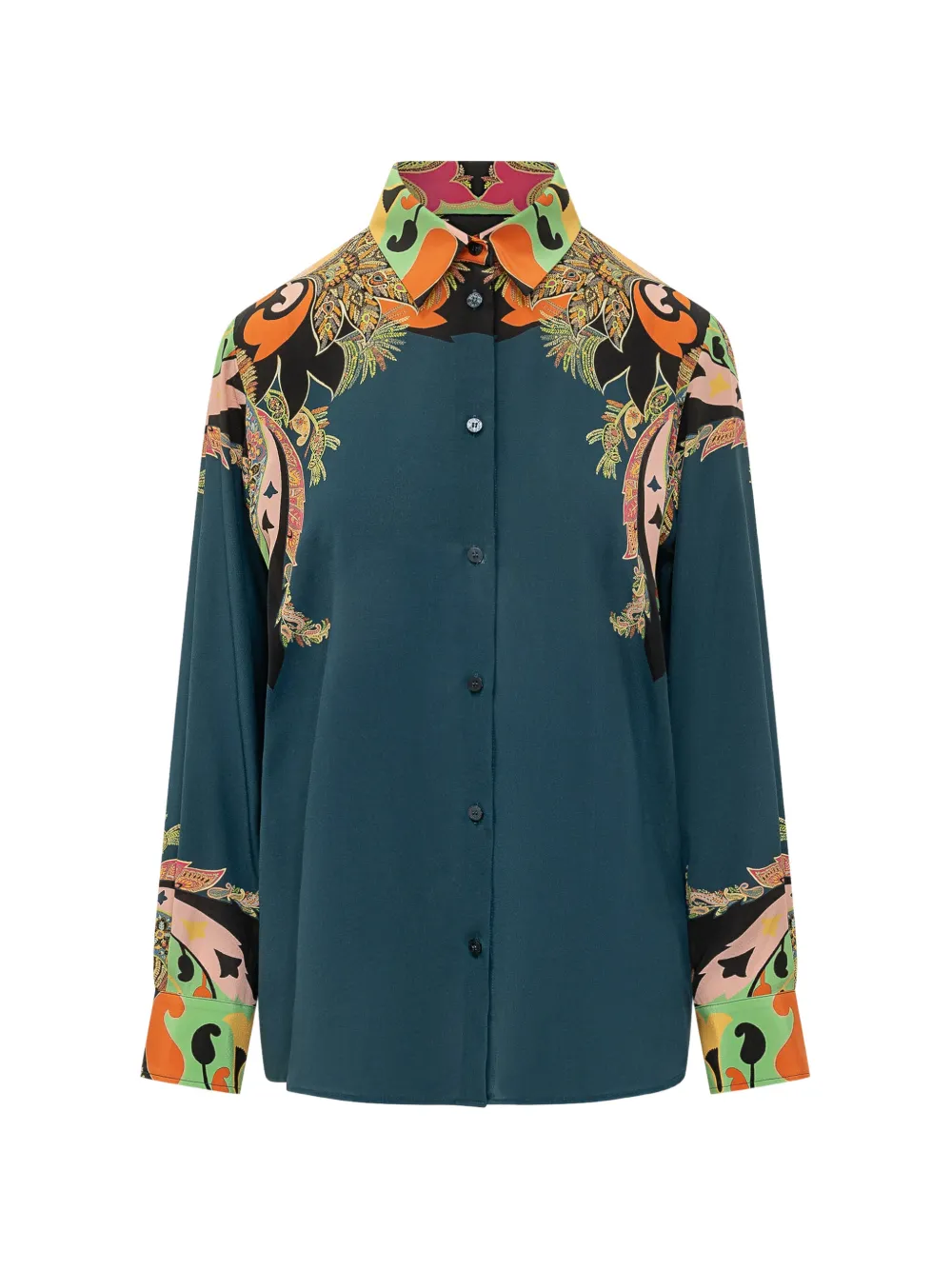 ETRO paisley-print shirt - Blu