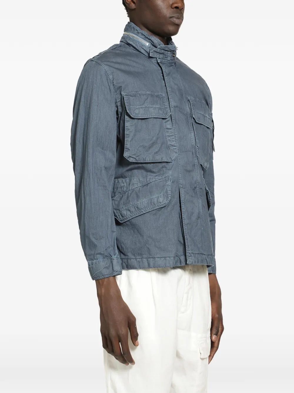 C.P. Company 50 Fili Wax jack Blauw