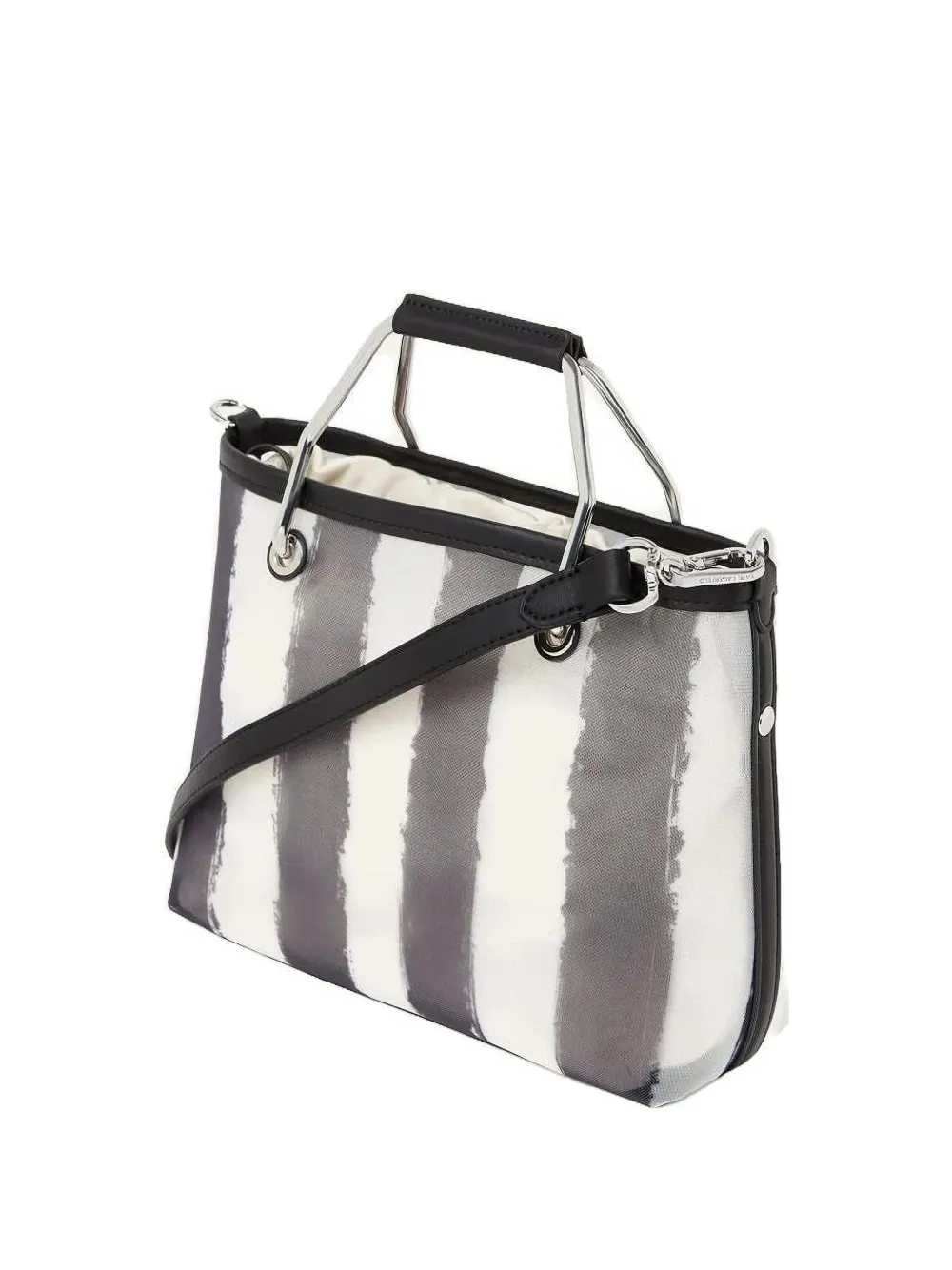 Karl Lagerfeld Ikon mesh shopper Wit