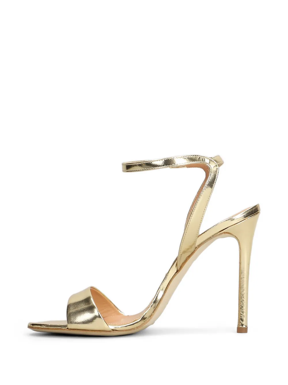 The Seller metallic ankle-strap sandals Goud