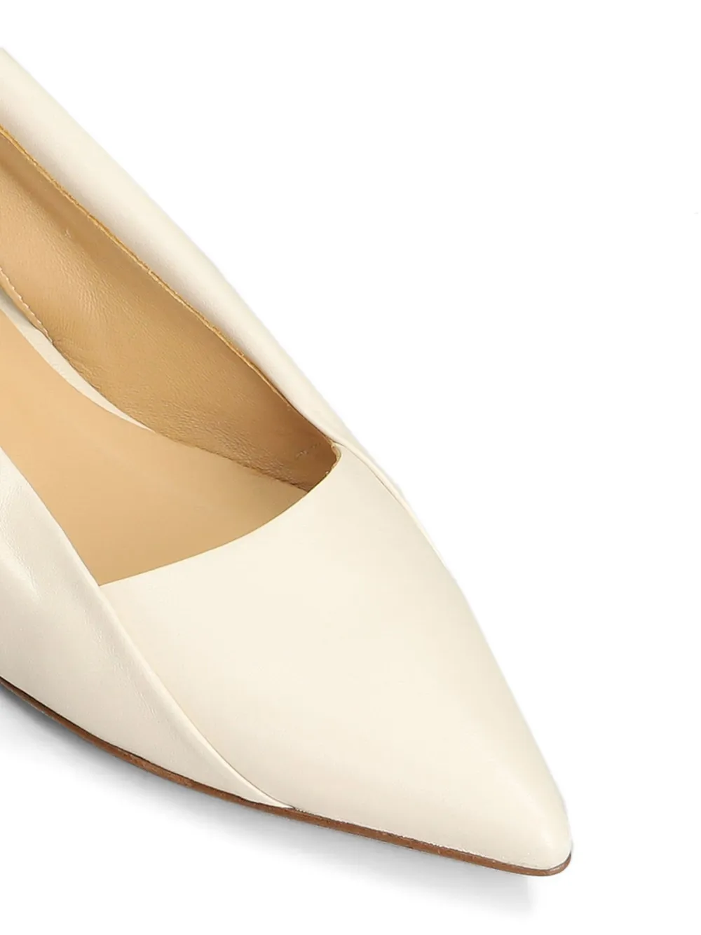 ALCHIMIA Slingback ballerina's met puntige neus Beige
