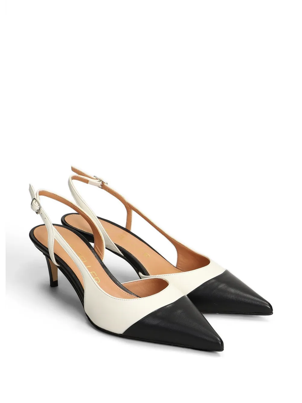 The Seller two-tone pointed-toe pumps Wit