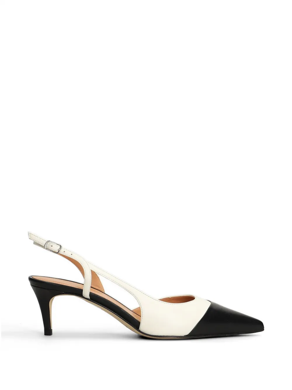 The Seller two-tone pointed-toe pumps - Bianco