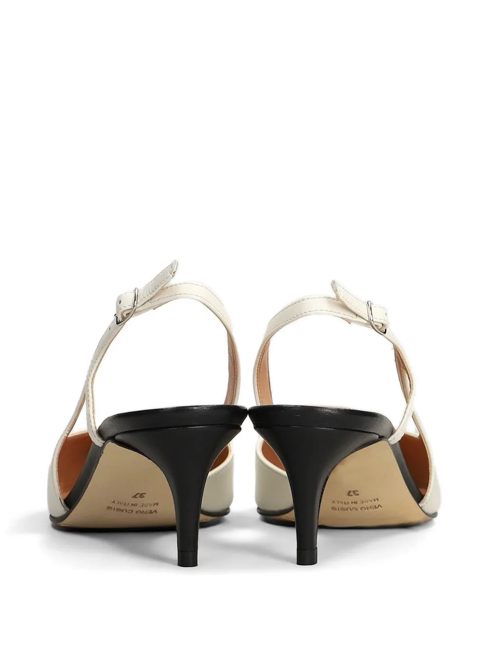 The Seller two-tone pointed-toe pumps Wit