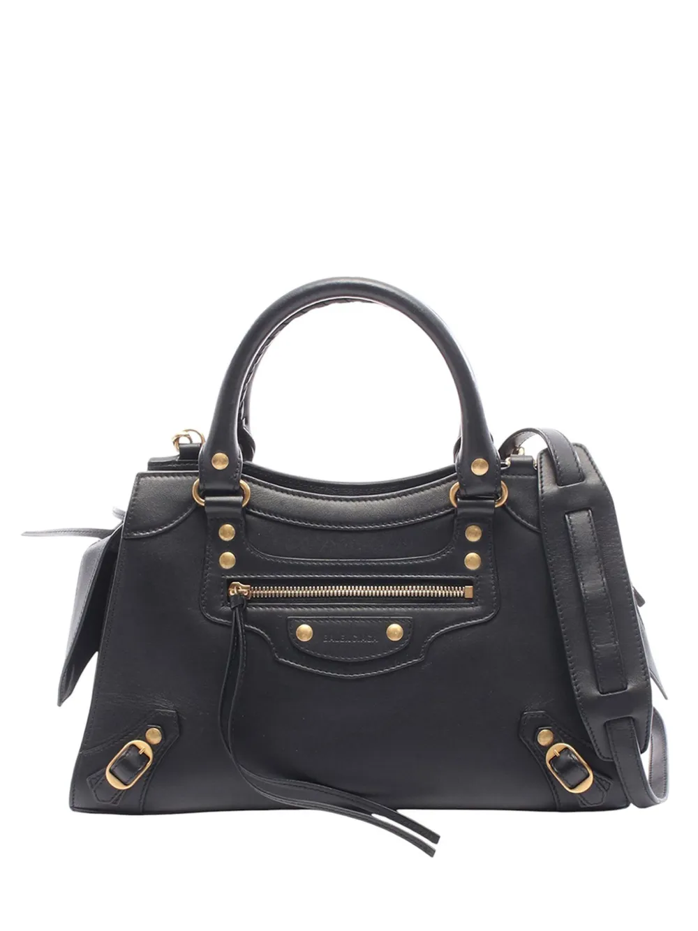 Balenciaga Pre-Owned 2010-2026 Small Motocross Neo Classic City satchel - Nero