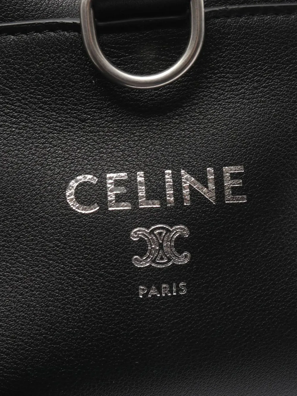 Celine Pre-owned 2021-2026 Leather Crossbody Bag in Black, view 2