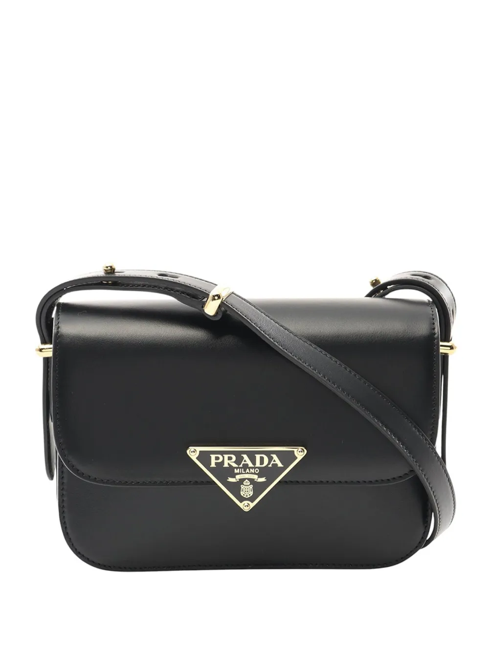 Prada Pre-Owned 2013-2026 Soft Calf shoulder bag - Nero