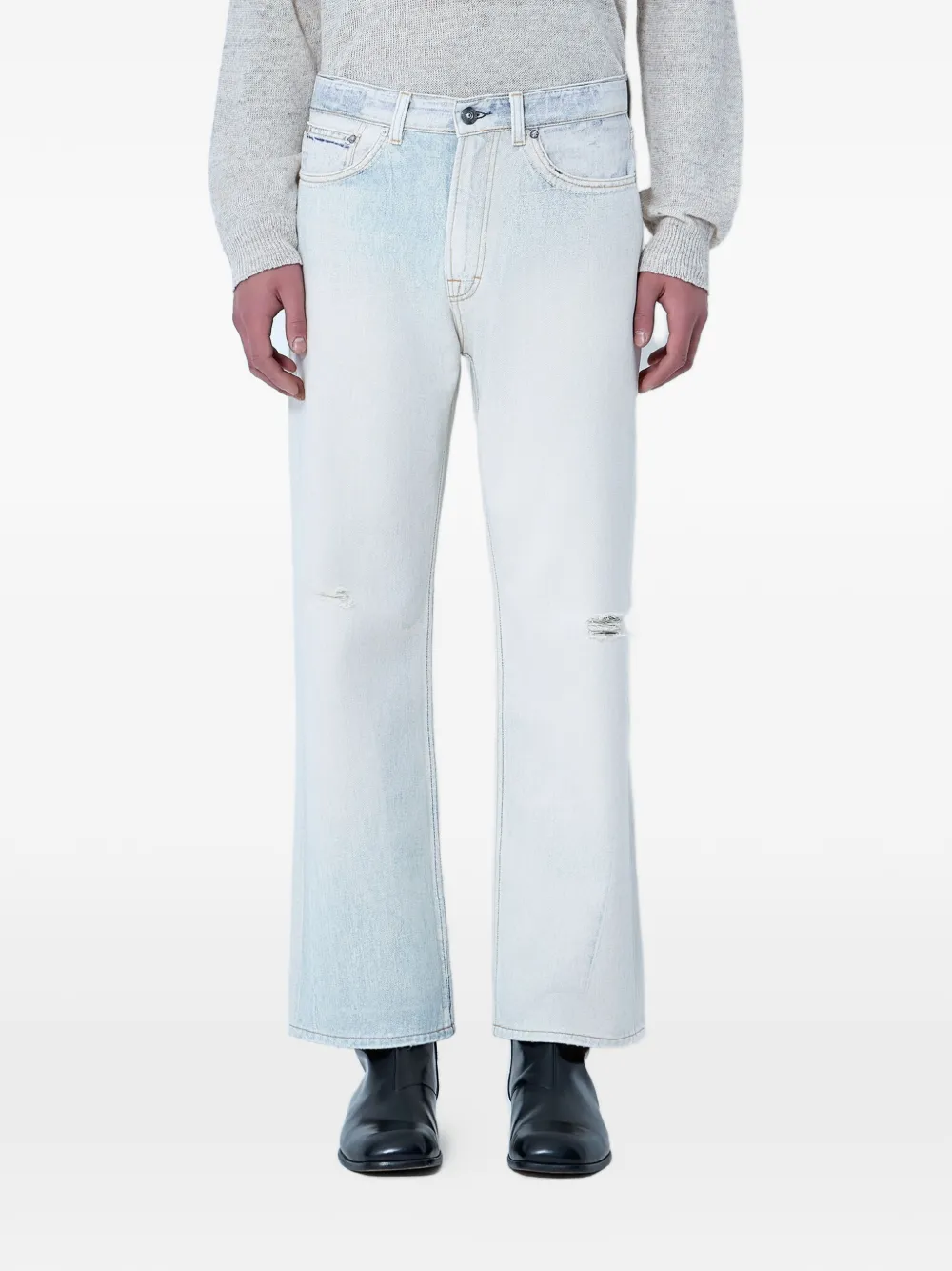 OUR LEGACY Third distressed jeans - Toni neutri