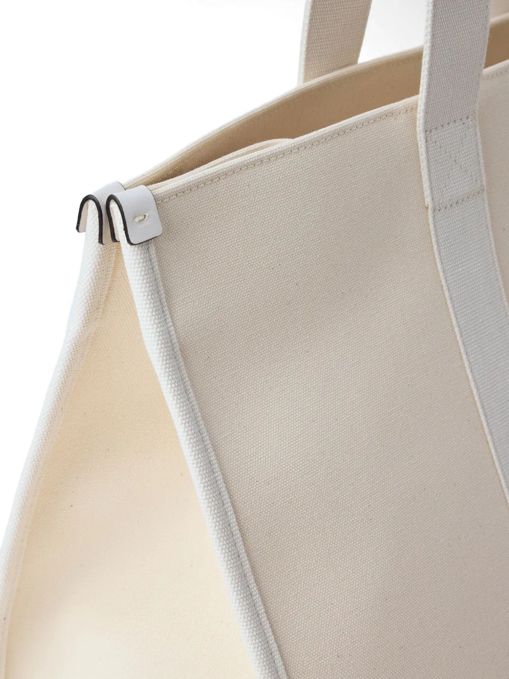 Moncler Shopper met geborduurd logo Beige