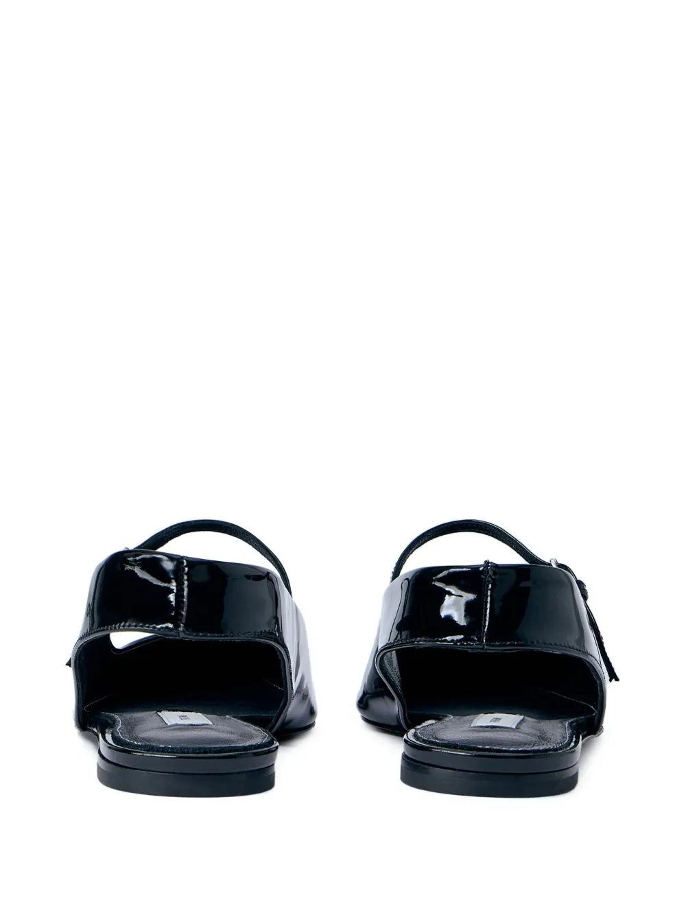 TOTEME slingback leather pumps Zwart