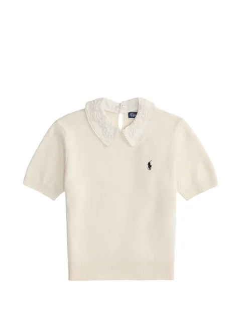Polo Ralph Lauren レースカラーウールTシャツ