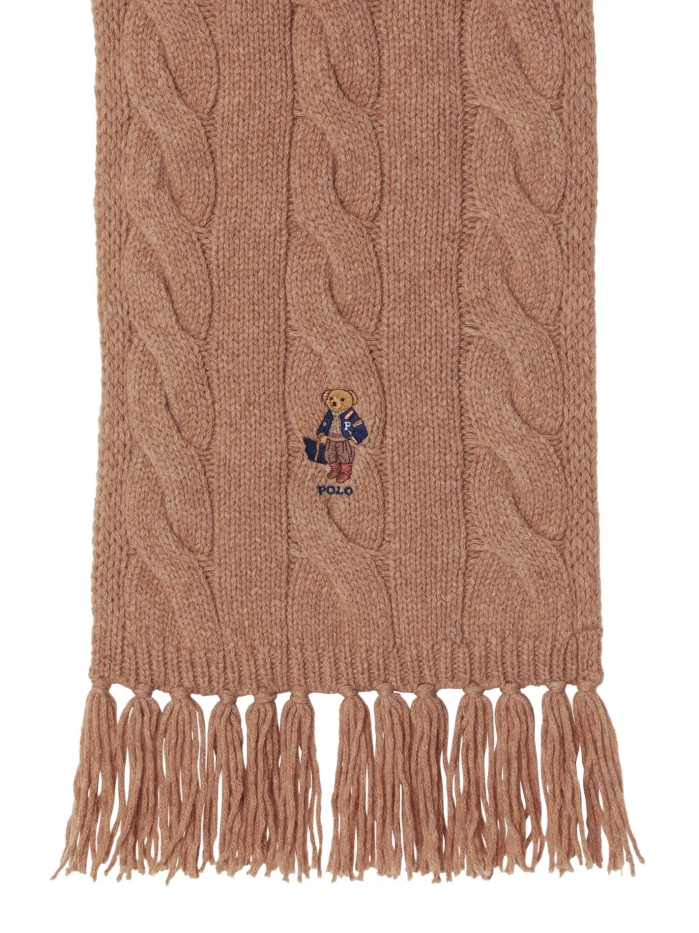 Polo Ralph Lauren Fijngebreide sjaal Beige