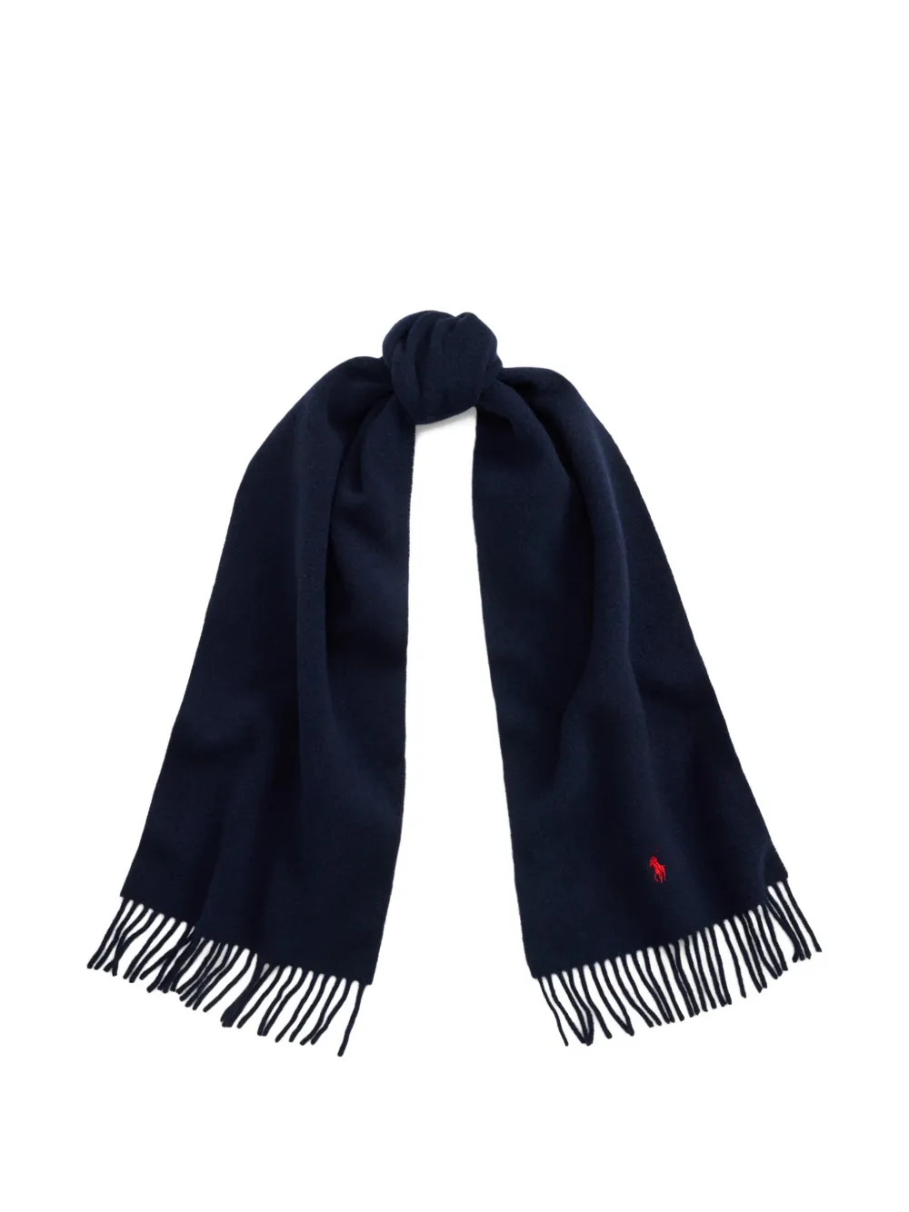 Polo Ralph Lauren Pony sjaal met franje Blauw