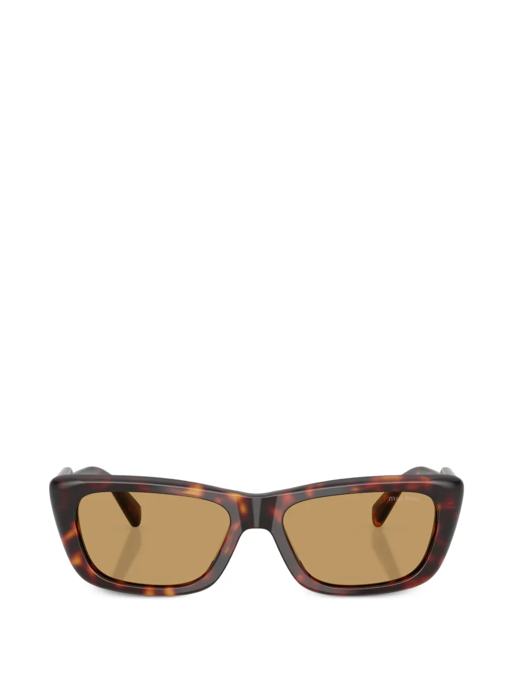 Miu Miu Eyewear rectangle-frame sunglasses - Marrone